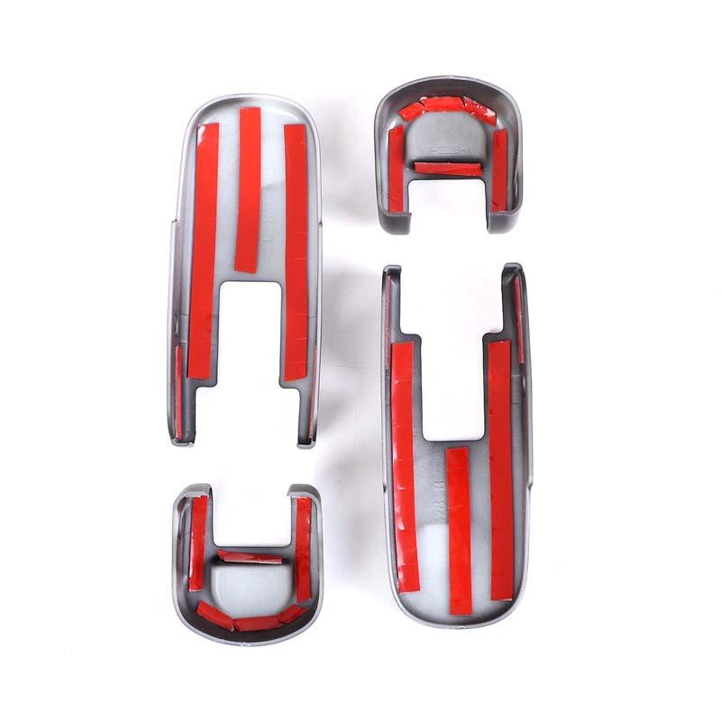 ABS Matt Black Car Hood Side Hinge Cover Decorative Stickers For Hummer H2 2003-2009 Car Exterior Accessories