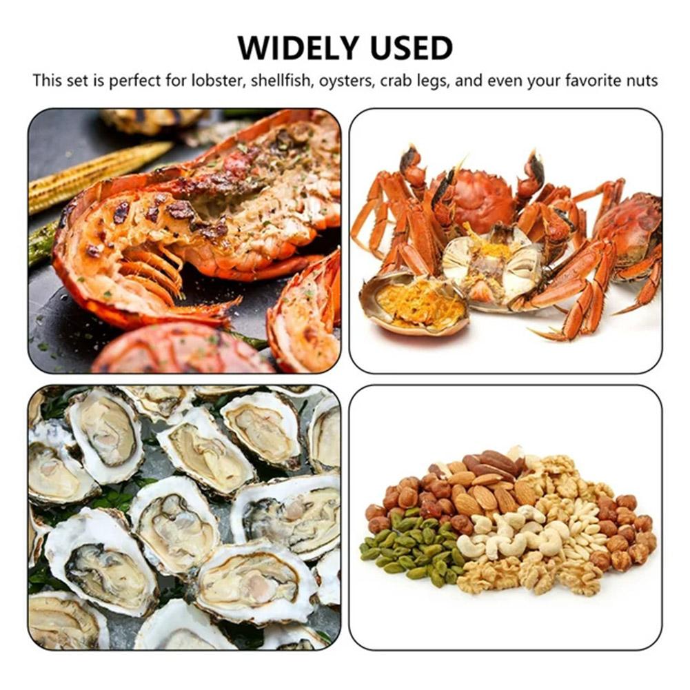 Crab Sheller To Eat Crab Tool Set Walnut Nut Sheller Multifunctional Kitchen Seafood Tools Multi-Functional Walnut Crab Clamps