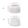 Round Silicone Planter Mold Unique Flower Pattern Easy Demolding Reusable For Indoor Outdoor Decoration Crafting Project