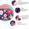 High Quality Floral Printed Cosmetic Bag Large Capacity Multifunctional Travel Wash Handbag Makeup Pouch Travel Organizer