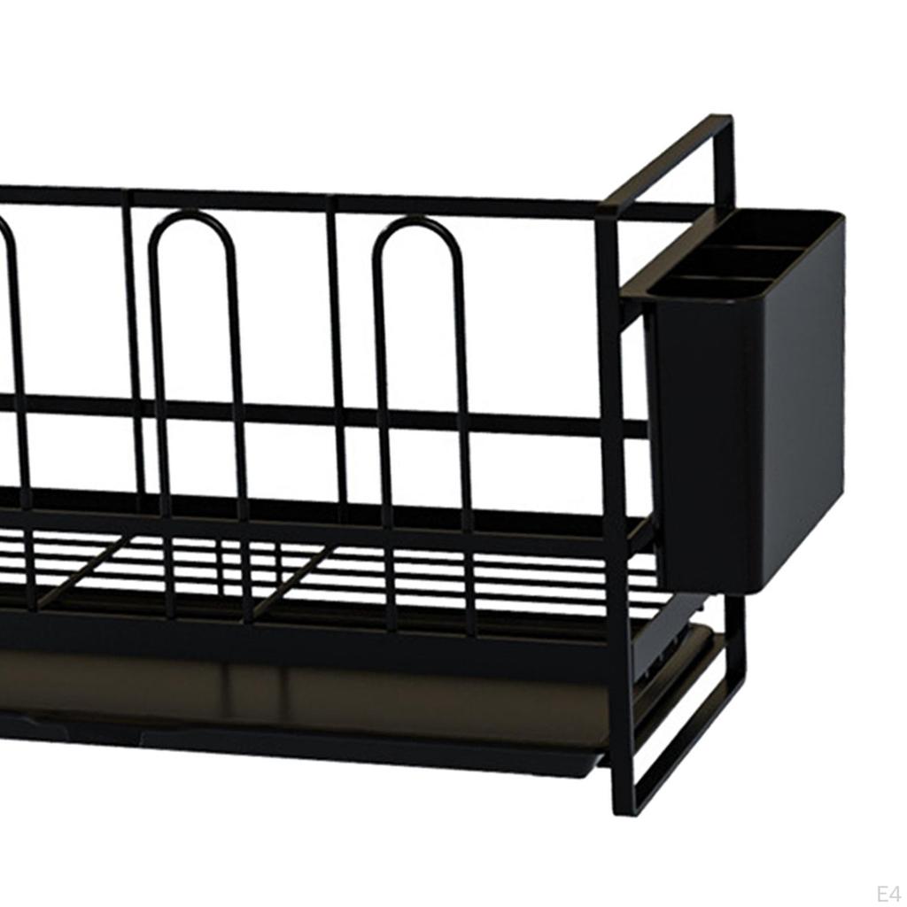 Kitchen Plate Sink Tidy Rack Storage Holder Organizer Drainer Dishes Draining
