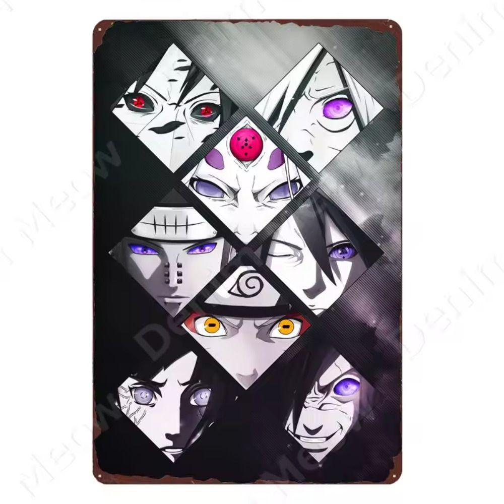 Japanese Anime Heroes Vintage Metal Tin Sign Home Decor 20x30cm