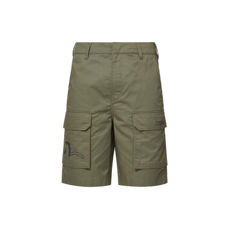 EVISU Cargo Shorts Men's Dark Army Green Moderate 2ESGNM3SH272RXCT