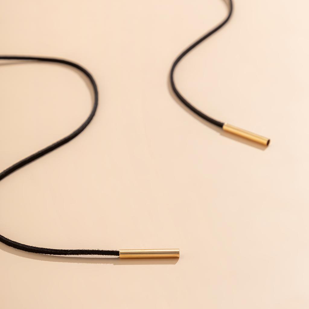 Einfache Lange Seilkette Choker Halsketten für Damen Trendiger Eleganter Schnürkragen 2026 Mode Schmuck Accessoires am Hals