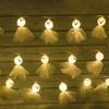 LED Halloween Decorative String Lights: Pumpkin, Ghost, Eye & Skull Battery Lights