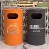 Retro Industrial Outdoor Waste Bin & Ashtray