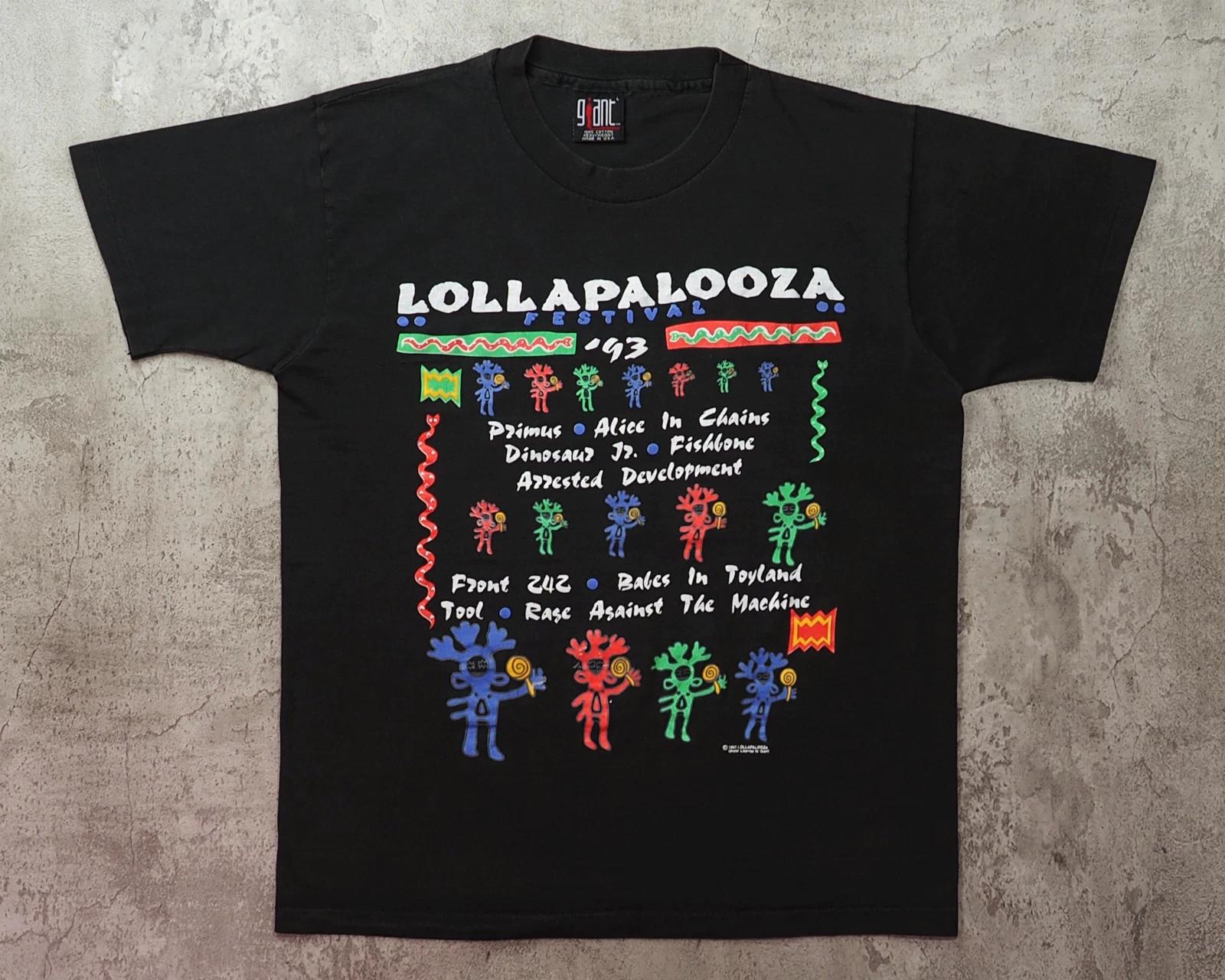 Vintage 1993 Lollapalooza Festival Shirt Size L 3XL