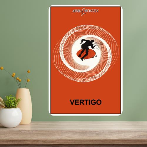 Vertigo Metal Movie Poster Sign 20x30cm(7.8x11.8inch)