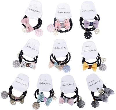 [LYXOTO] Baby Hair Ties, Children's Hair Ties, Hair Ties for Kids, Girls Hair Accessories, Cute Hair Ring Ties, Stylish Hair Decorations, For