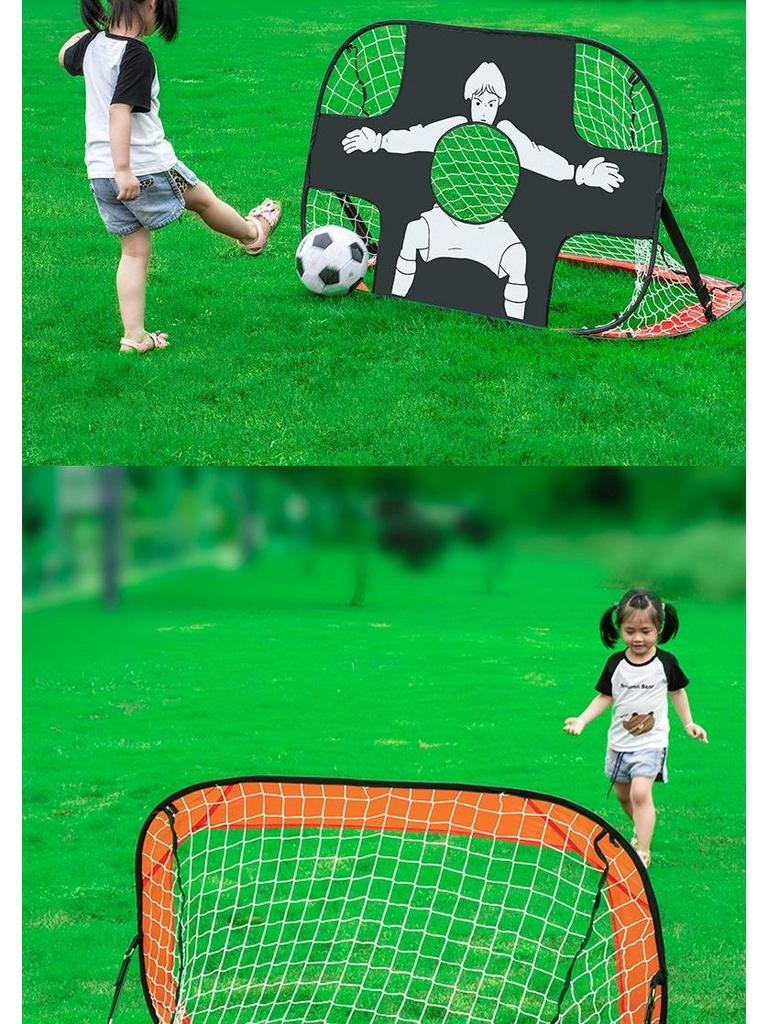 Portable Foldable 2-in-1 Soccer & Tennis Goal for Kids - Multifunctional Training Toy