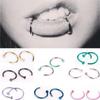 Stud Earrings C Shape Hoop Stainless Steel Circular Body Piercing Nose Rings Jewelry Lip Rings