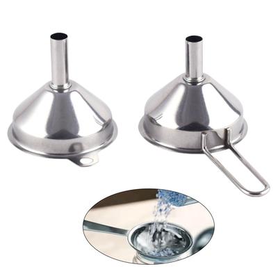 Wide Mouth Stainless Steel Funnel Conical Shape Funnel for Transferring Liquids and Oils Kitchen Cooking Accessories