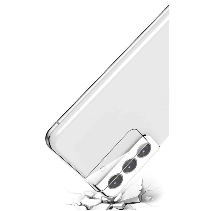Protection Caméra - Phonillico - Samsung S21 - Verre Trempé - Lot de 2 - Résistant aux rayures