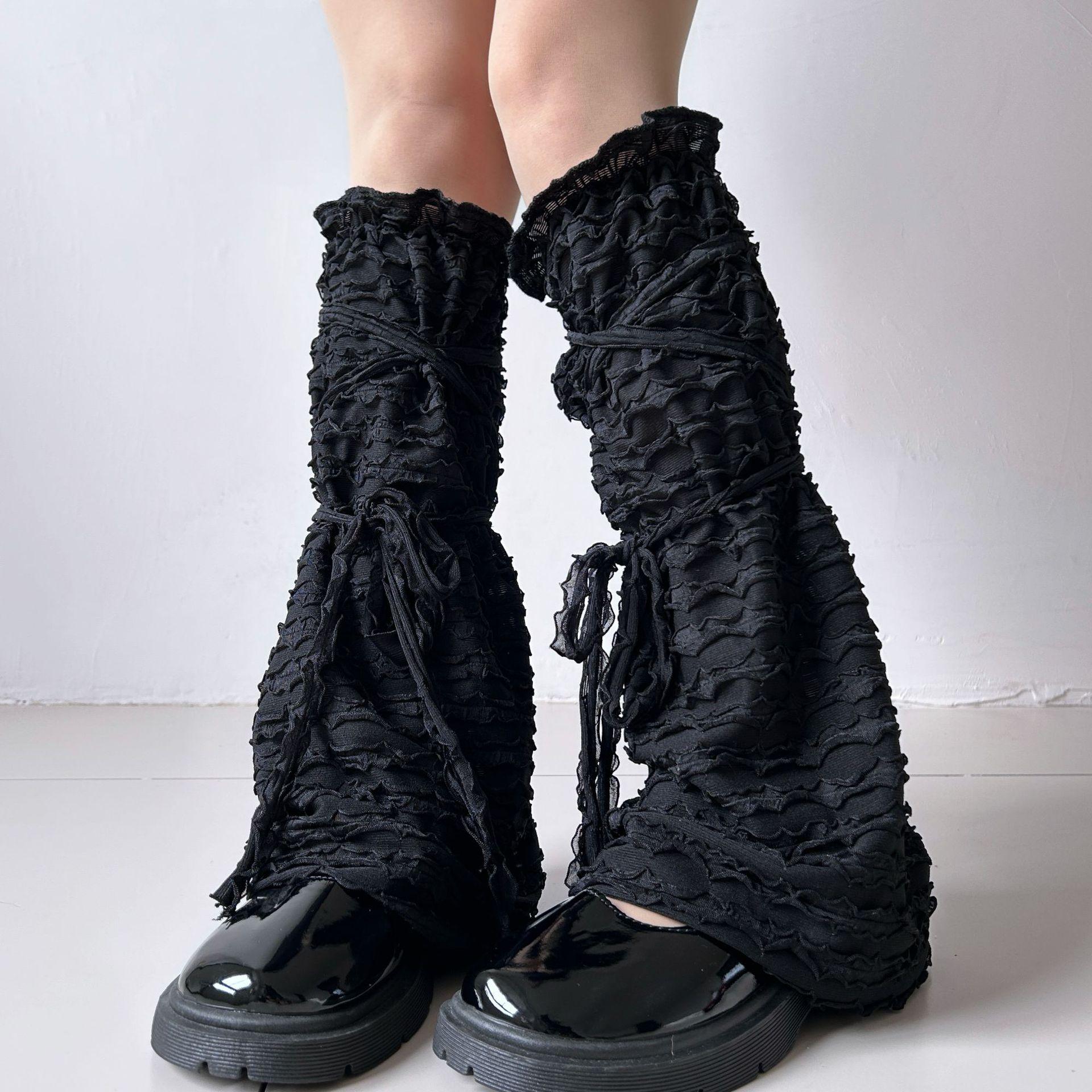 

Новинка Лето Новинка Балетный галстук-бабочка Длинный чехол для стопы Тонкое плиссированное сетчатое кружево Легкая кружевная накидка для девочки Защита от солнца Носки One Size