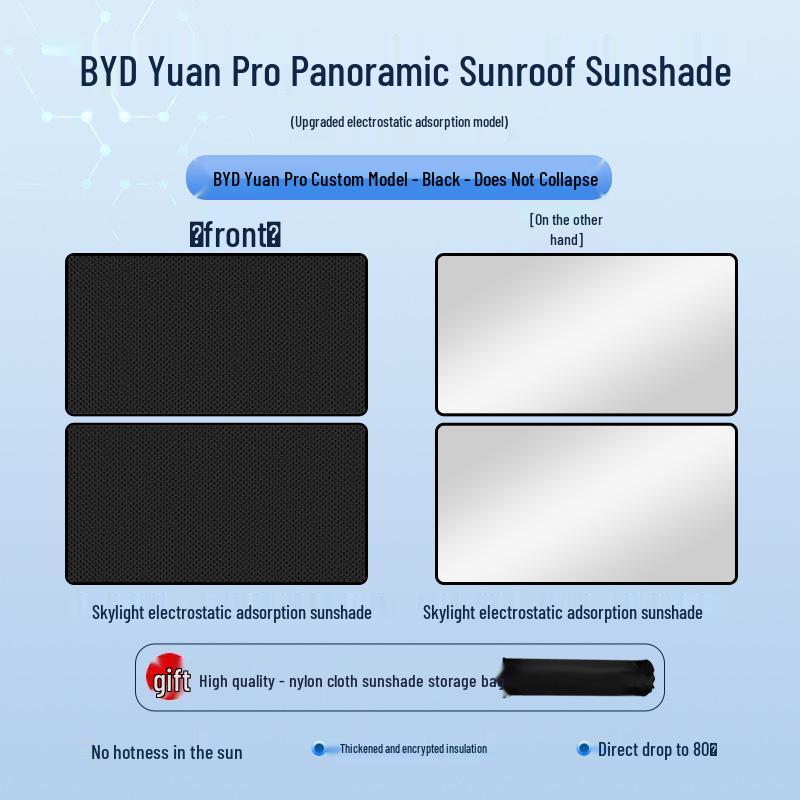 BYD Seal Tang Han Suede Heat Insulation Sunroof Shade