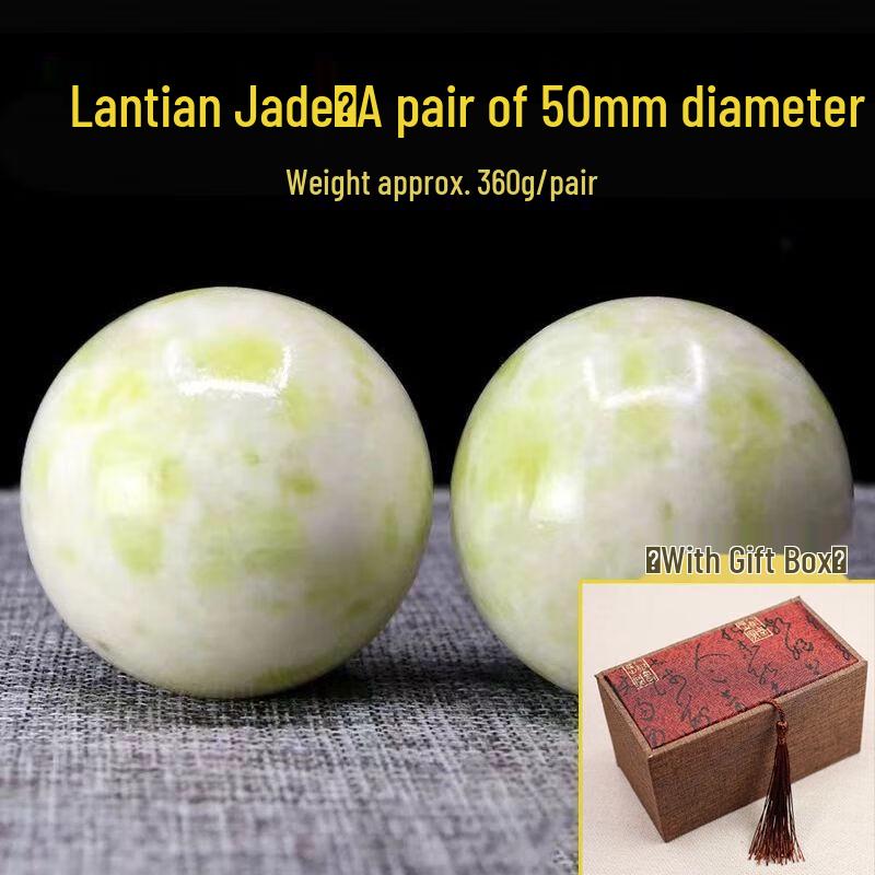 Jade Hand Exercise Health Balls for Seniors
