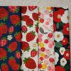 160X100Cm Summer Fruit Twill Cotton Sewing Fabric Strawberry Cherry Flowers Dress Children's Clothing Bag Handmade Diy Cloth