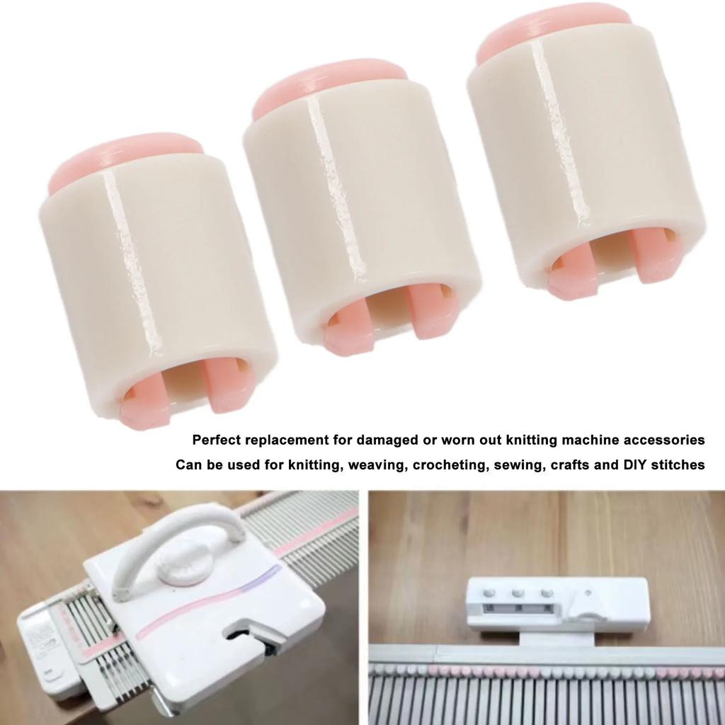 25pcs Knitting Needle Stoppers Reduces Friction Plastic Knitting Needle End Caps For LKS100 LK150 GK370