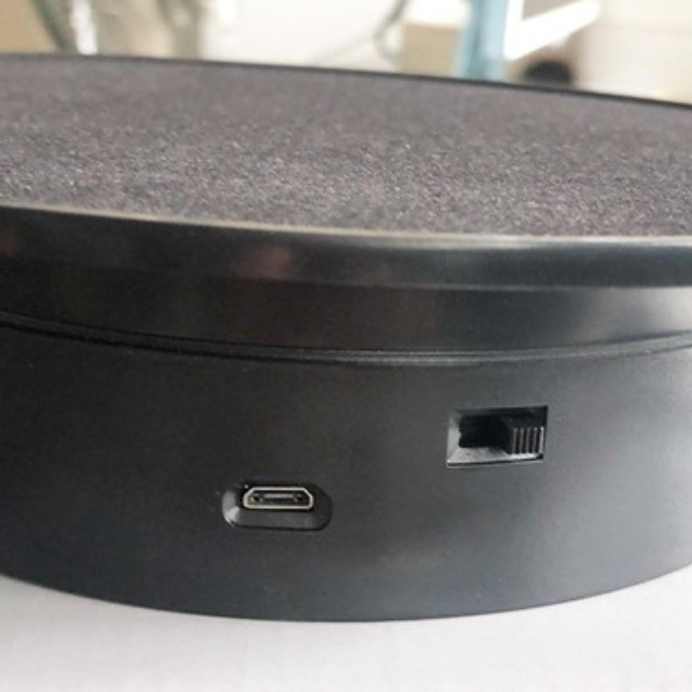 2 in 1 Rotating Turntable Motorized Jewelry Display Platform Durable Electric Display Stand  Gift