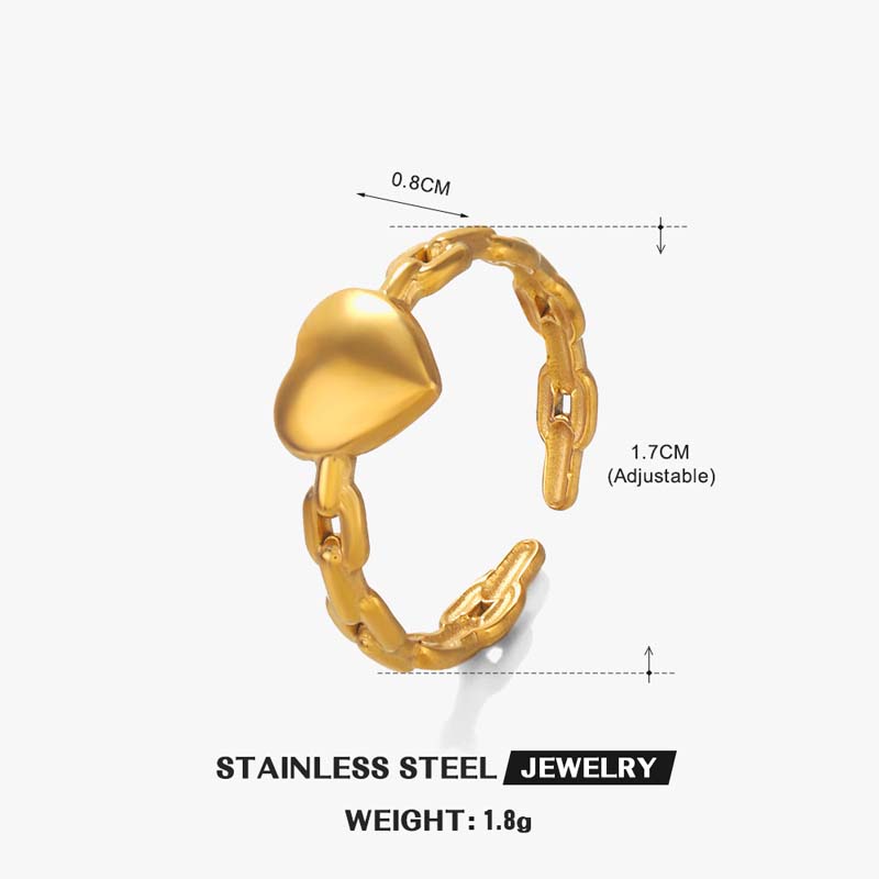 Stainless Steel Line Open Rings for Women Trendy Simple Geometric Adjustable Personality Finger Ring Wedding Party Zircon Gifts
