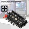 10 channel Computer Chassis Motherboard 4Pin PWM Cooling Fan Hub Set Line Board