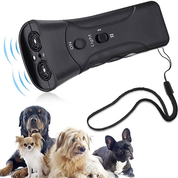 Ultrasonic Dog Bark Control Stop Barking Deterrent with LED Light for Pet Training Safe Humane