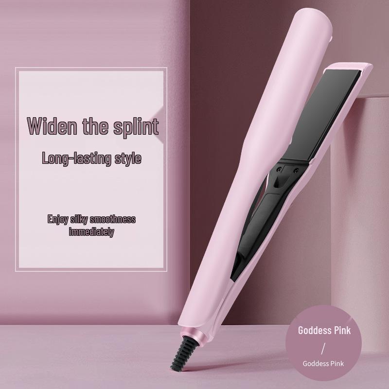 Dual-Use Hair Straightener & Curler: Household Iron for Straightening & Curling