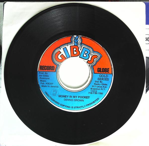 

7inch Record DENNIS BROWN - Money In My Pocket NONE Joe Gibbs Recor US Reggae, Ska & Dub Used