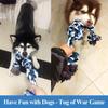 Dog Rope Toys for Aggressive Chewers Tough Rope Chew Toys for Large and Medium Dog 3 Feet 5 Knots Indestructible Cotton Rope for Large Breed Dog Tug