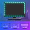 PaneraLux LED-Streifen TV-Hintergrundbeleuchtung mit RGB IR App Farbe Musik Stark haftend Hohe Umgebungsbeleuchtung für und Feiertagsdekorationen USB-betriebenes Licht, 3M,