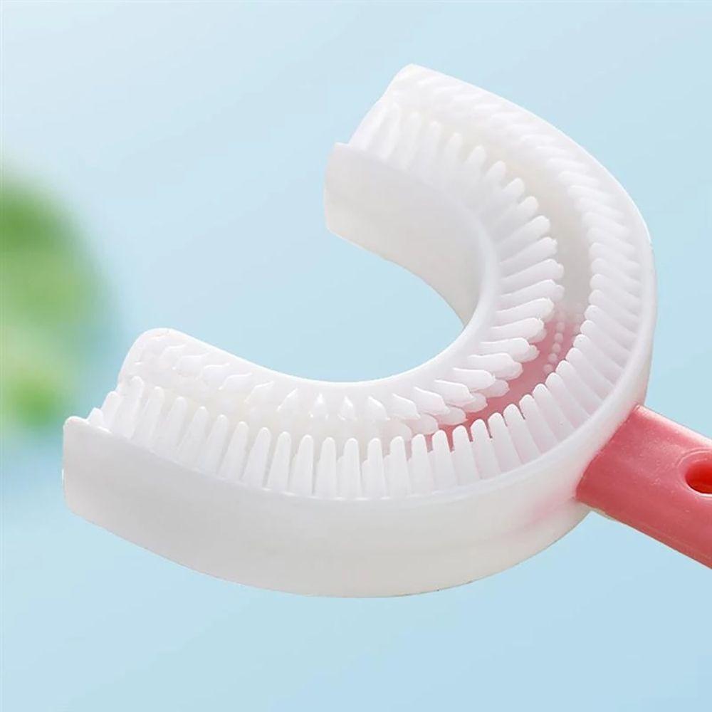 2-12 Years Old Toddler Oral Care Teeth Cleaning Brushes U-Shape Toothbrushes Kids Toothbrushes