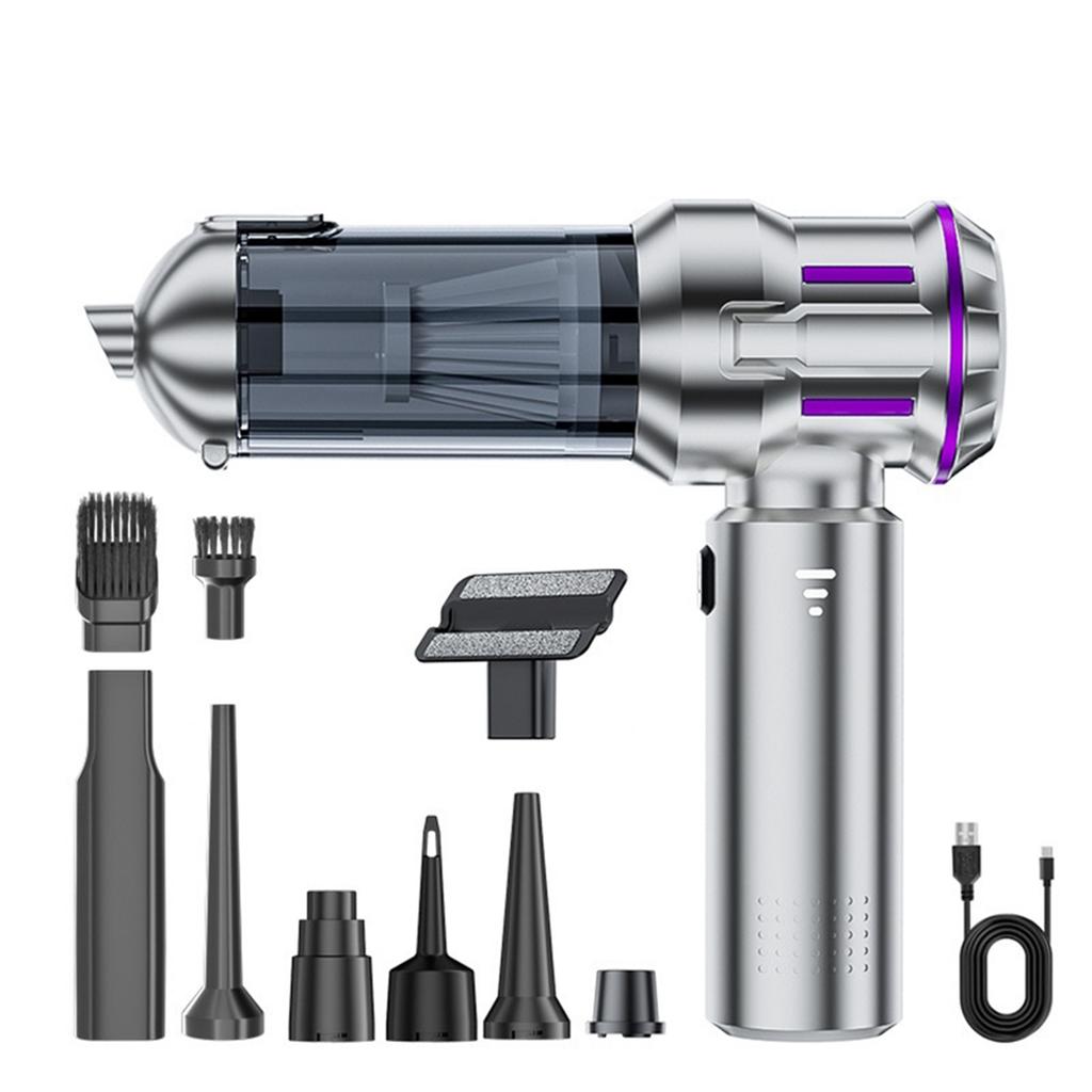 Handheld Car Vacuum Cordless,Mini Cleaner Rechargeable,16000Pa Portable Vacuum with Multi-Nozzles for Home,Office,Pet
