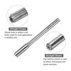 Chucking Reamer 2.5mm-13mm H7 Machine Reamer Straight Flute M35 High Speed Steel Reamer Bit for Steel Aluminum Plastic Wood