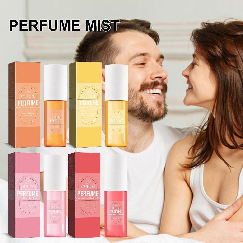 Ouhoe Brazilian Perfume (Orange) For Women, Fresh And Natural For Dates, Long-Lasting Fragrance, Non-Irritating Floral Body Spray