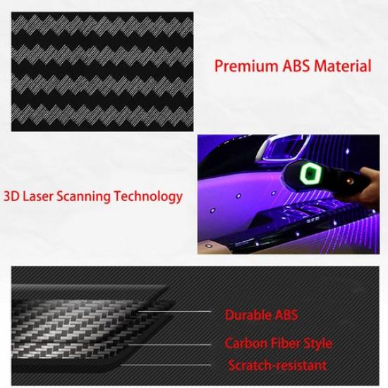 Black Exterior Door Handle Cover Trim Decorative For Hyundai Tucson -2025