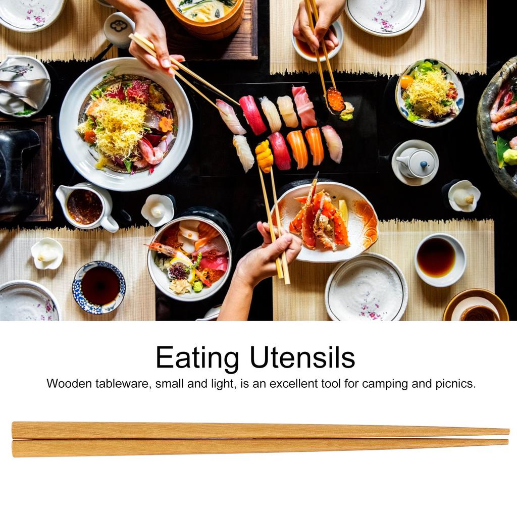Wooden Chopsticks Portable Environmental Friendly Student Travelling Tableware Gift Set