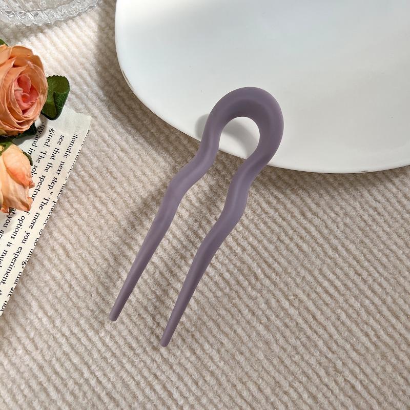 Elegante Haarnadel in U-Form im chinesischen Stil, schlichte Dutt-Haarspange, Haarnadel, Kopfschmuck