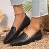 Fashion Fashion Slip on Loafers 2025 Woman Shoes Breathable Ballet Shallow Flats Women Soft Bottom Pointed Toe Boat Shoes Plus Size 43