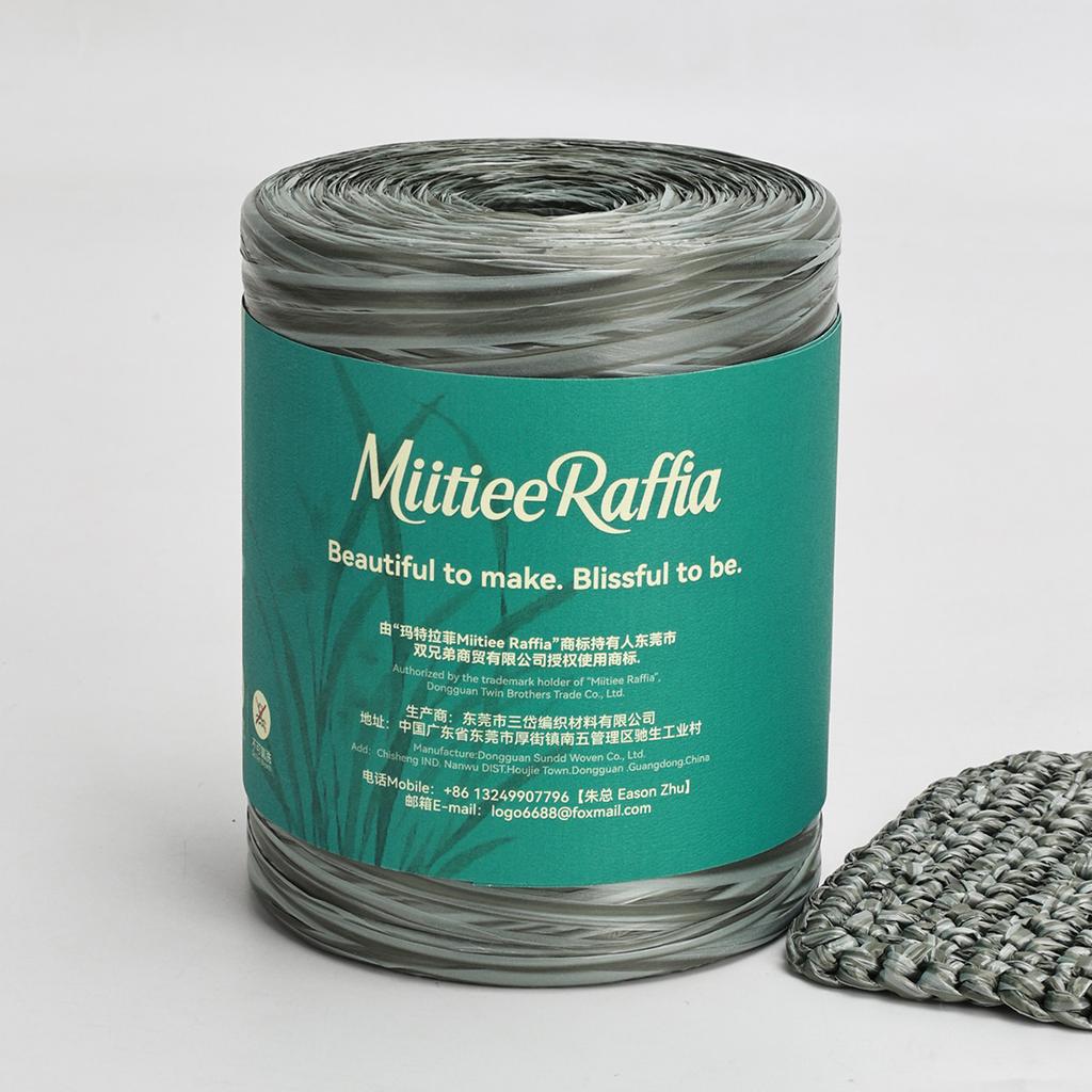 MT001-MT087 Natural Raffia Yarn For Wrapping Knit Wire Natural Color Matte Texture Raffia Paper Ribbons For Hat DIY Decoration