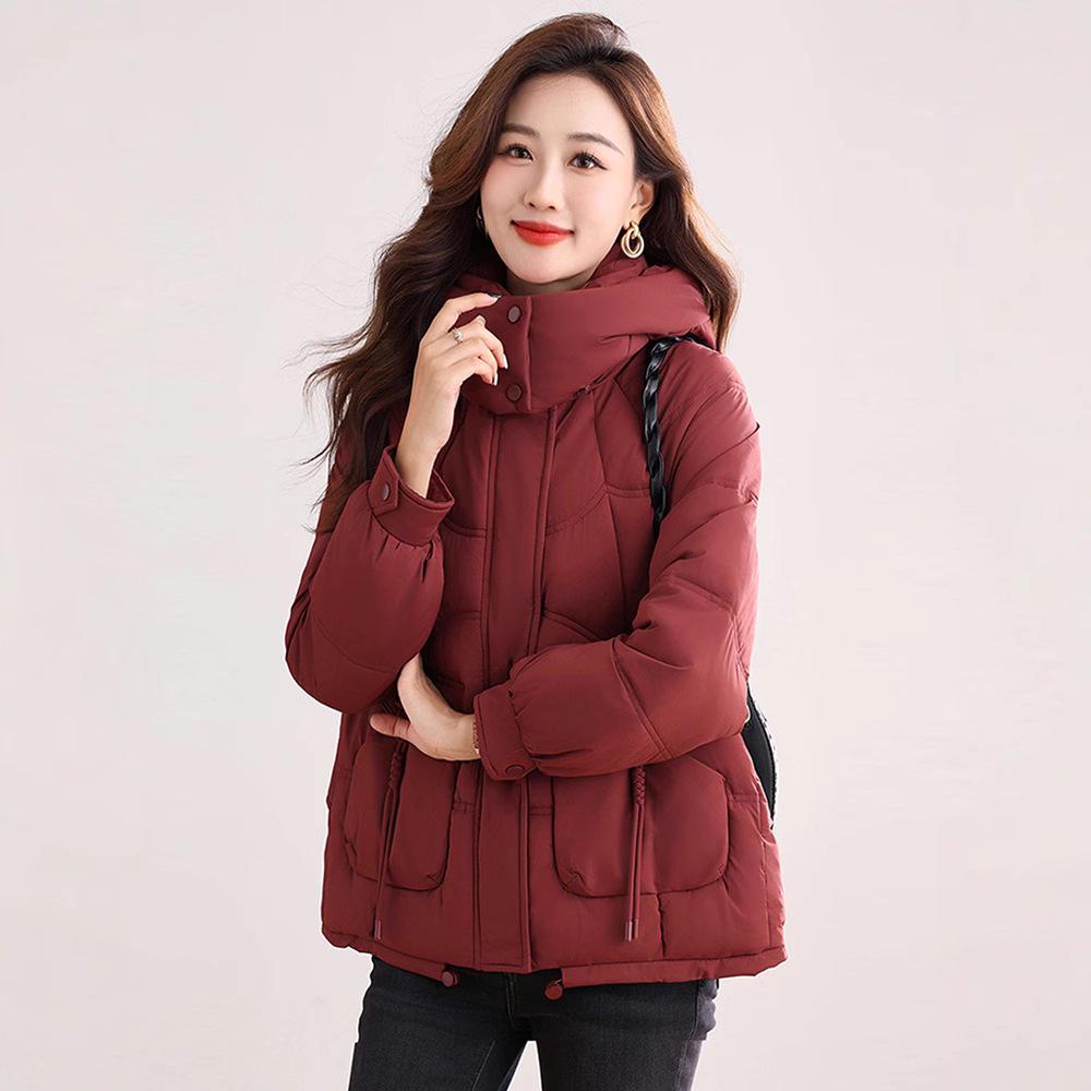

Women s 2024 Winter Genuine White Duck Down Jacket - Small & Plus Sizes, Thick & Warm, Short Style 5XL (suggested 150-165 lbs) бежевий