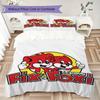 Literie motif Fix und Foxi, Ensemble couette Housse de couette Taie d'oreiller Cadeau d'anniversaire pour la maison(1 housse de couette + 2 taies d'oreiller, sans garniture.)_lx
