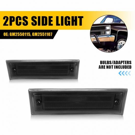 

2X Side Marker Light Housing For Chevrolet GMC K5 Blazer Suburban GM2550115 EXV