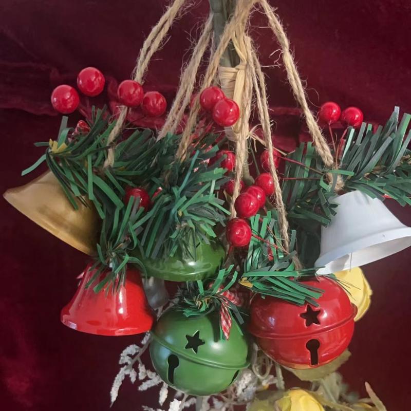 4/8pcs Christmas Bells In Different Styles,Jingle Bells,Multifunctional Christmas Tree Ornaments,Exquisite Christmas Decorations