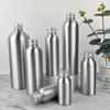 with Screw Cap Aluminum Bottle 30ml-500ml Travel Bottles Portable Silver Aluminum Cans  Shower Gel