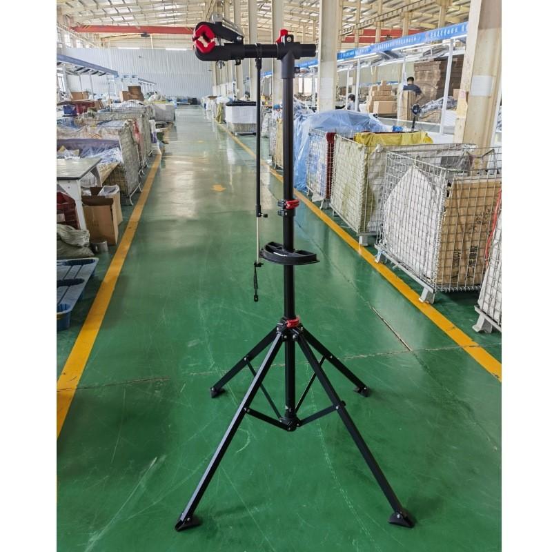 Foldable Mountain Bike Display Rack Bicycle Repair Workbench Multi Functional Bicycle Maintenance Tool