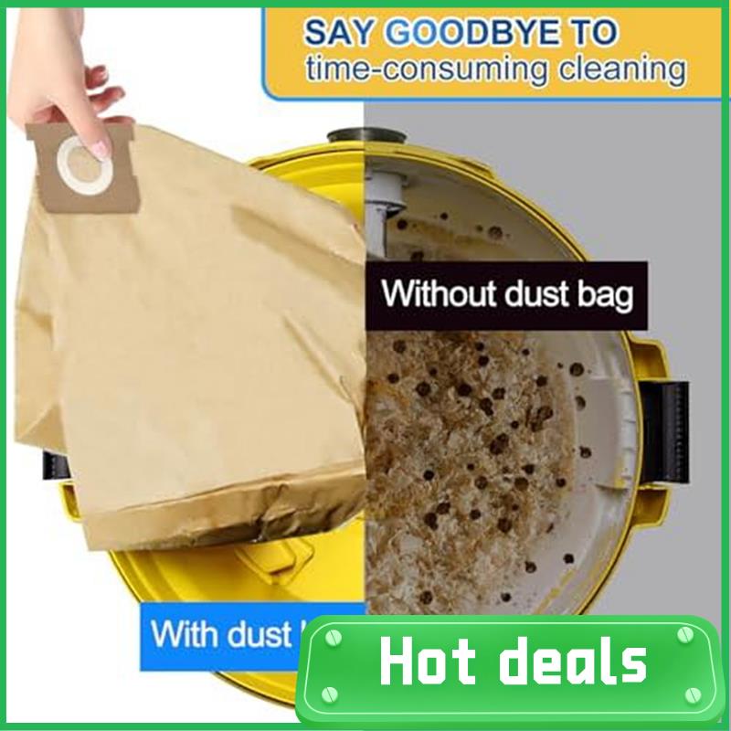 B69A DXVA19-4102 Мешки для пылесоса для 12-16 галлонного пылесоса для влажной/сухой уборки, Одноразовый мешок-пылесборник, DXV12P DXV14P DXV16P DXV16