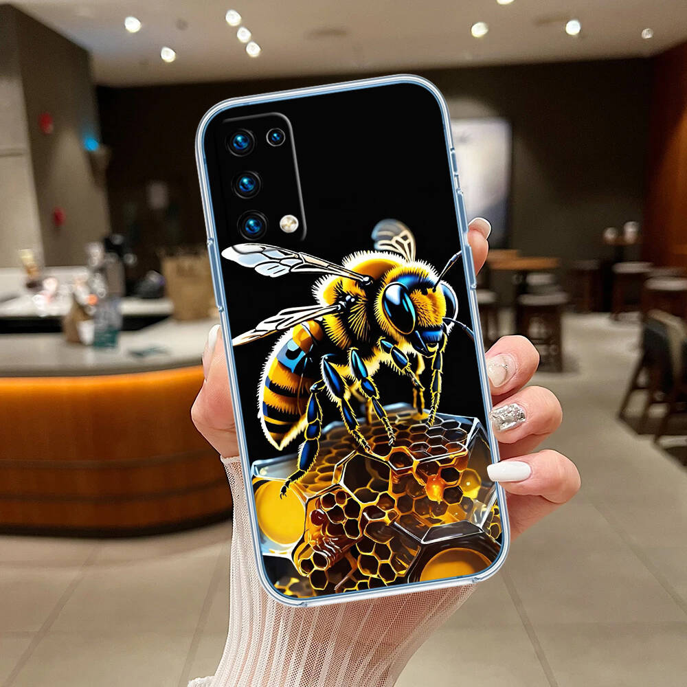 Art Bees Cartoon Phone Case for Motorola G14 G15 G24 G30 G31 G32 G34 G41 G42 G51 G52 G50 G60S G60 G62 G72 G71 G73 G84 G85 G200 E32