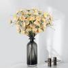 8 Adet Yapay Çiçekler 60cm Yapay Orman Gülü Çiçekleri Köpük Çiçekler Azalea Çiçekleri Ev Masaları Düğün Mutfak Dekoru için Sahte Çiçekler