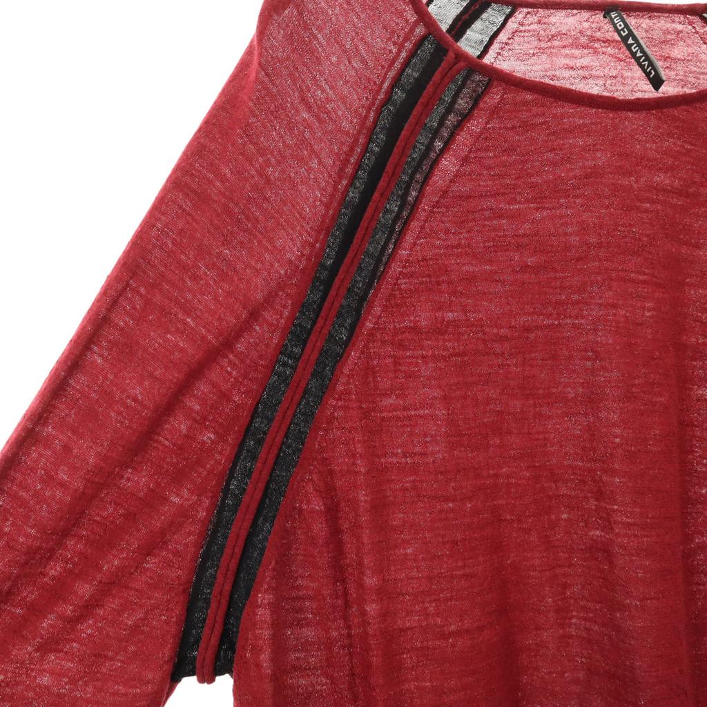 LIVIANA CONTI made in Italy Long sleeve knit Red Women Used