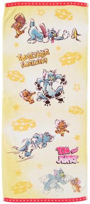Toalha de rosto Marushin Tom e Jerry Together Forever 4105022100 34 x 80 cm Aprox.